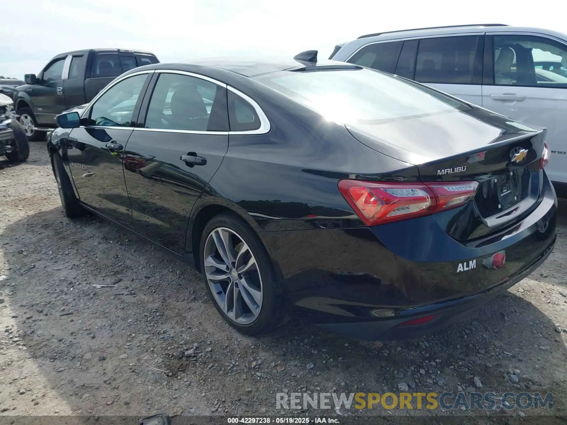 3 Photograph of a damaged car 1G1ZD5ST7NF163161 CHEVROLET MALIBU 2022