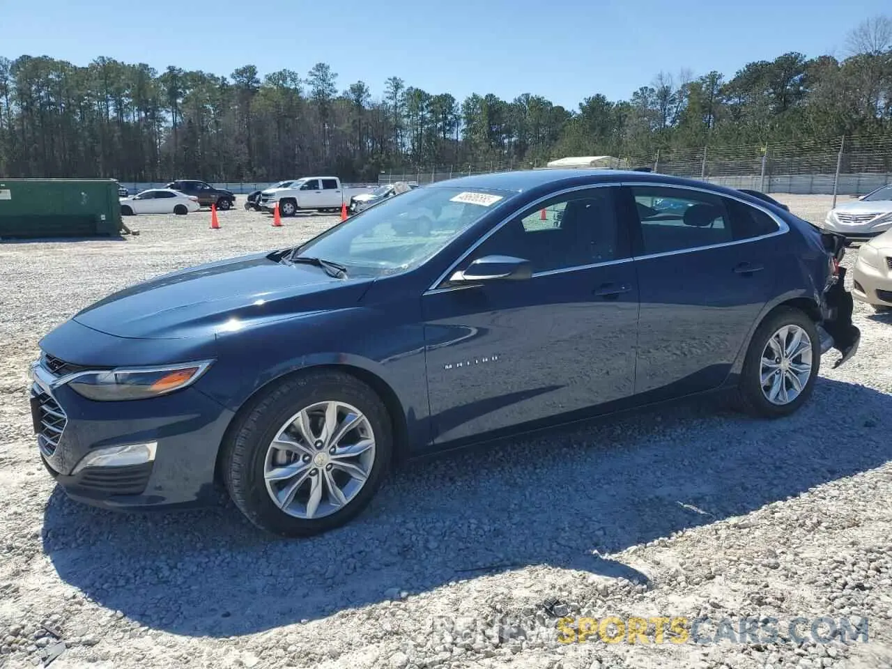 1 Photograph of a damaged car 1G1ZD5ST7NF163922 CHEVROLET MALIBU 2022
