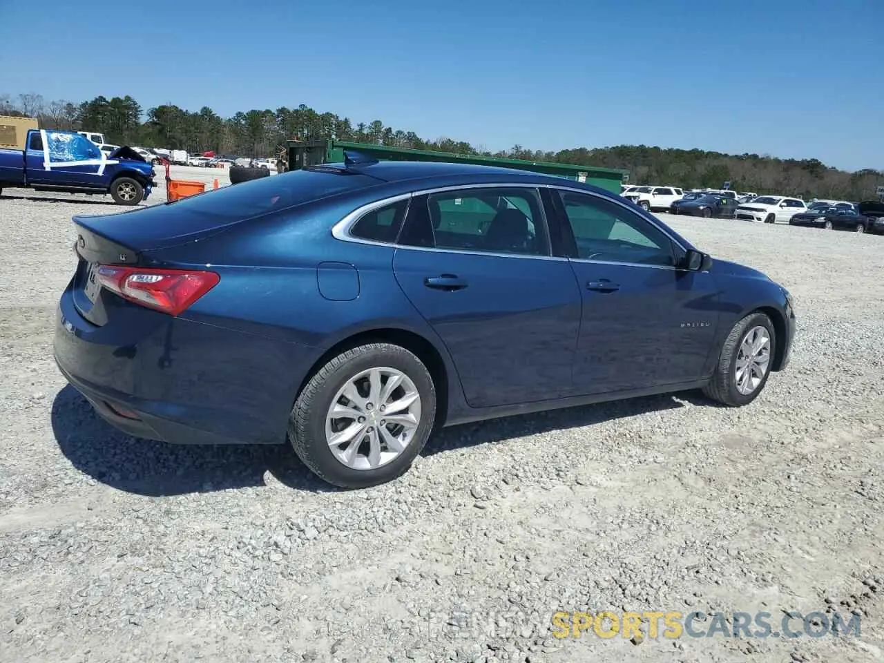3 Photograph of a damaged car 1G1ZD5ST7NF163922 CHEVROLET MALIBU 2022