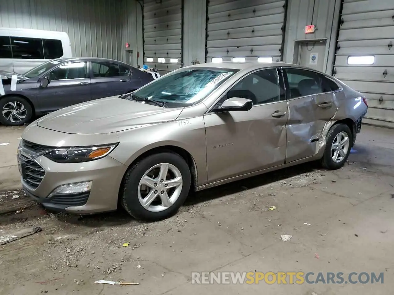 1 Photograph of a damaged car 1G1ZD5ST7NF181157 CHEVROLET MALIBU 2022