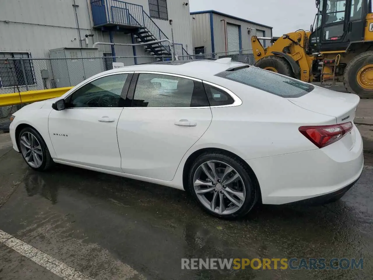 2 Photograph of a damaged car 1G1ZD5ST7NF181675 CHEVROLET MALIBU 2022