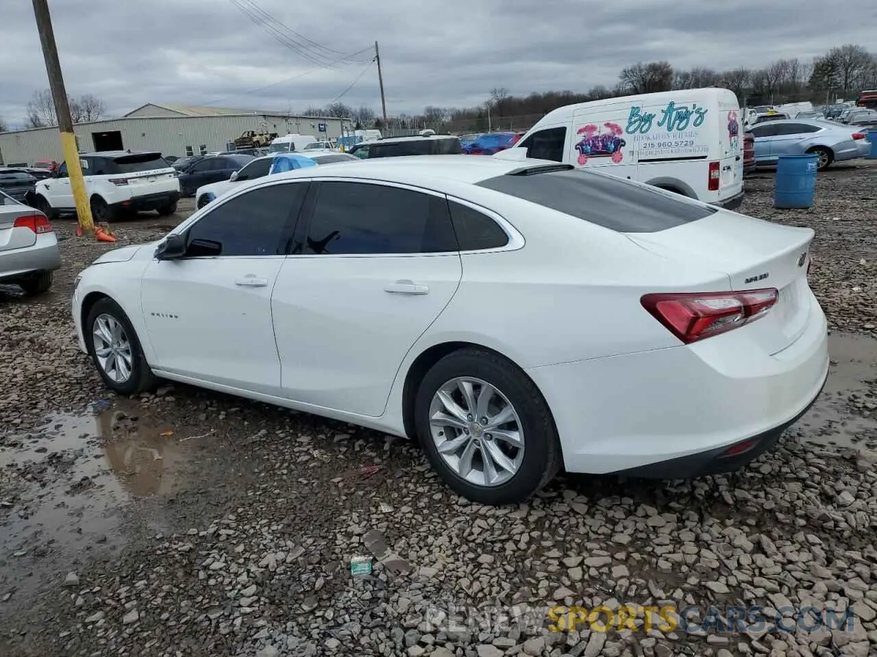 2 Photograph of a damaged car 1G1ZD5ST7NF181868 CHEVROLET MALIBU 2022