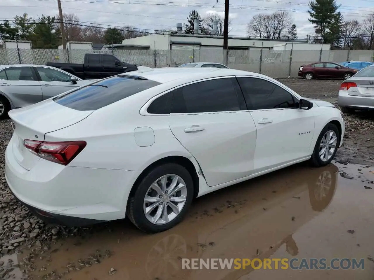 3 Photograph of a damaged car 1G1ZD5ST7NF181868 CHEVROLET MALIBU 2022
