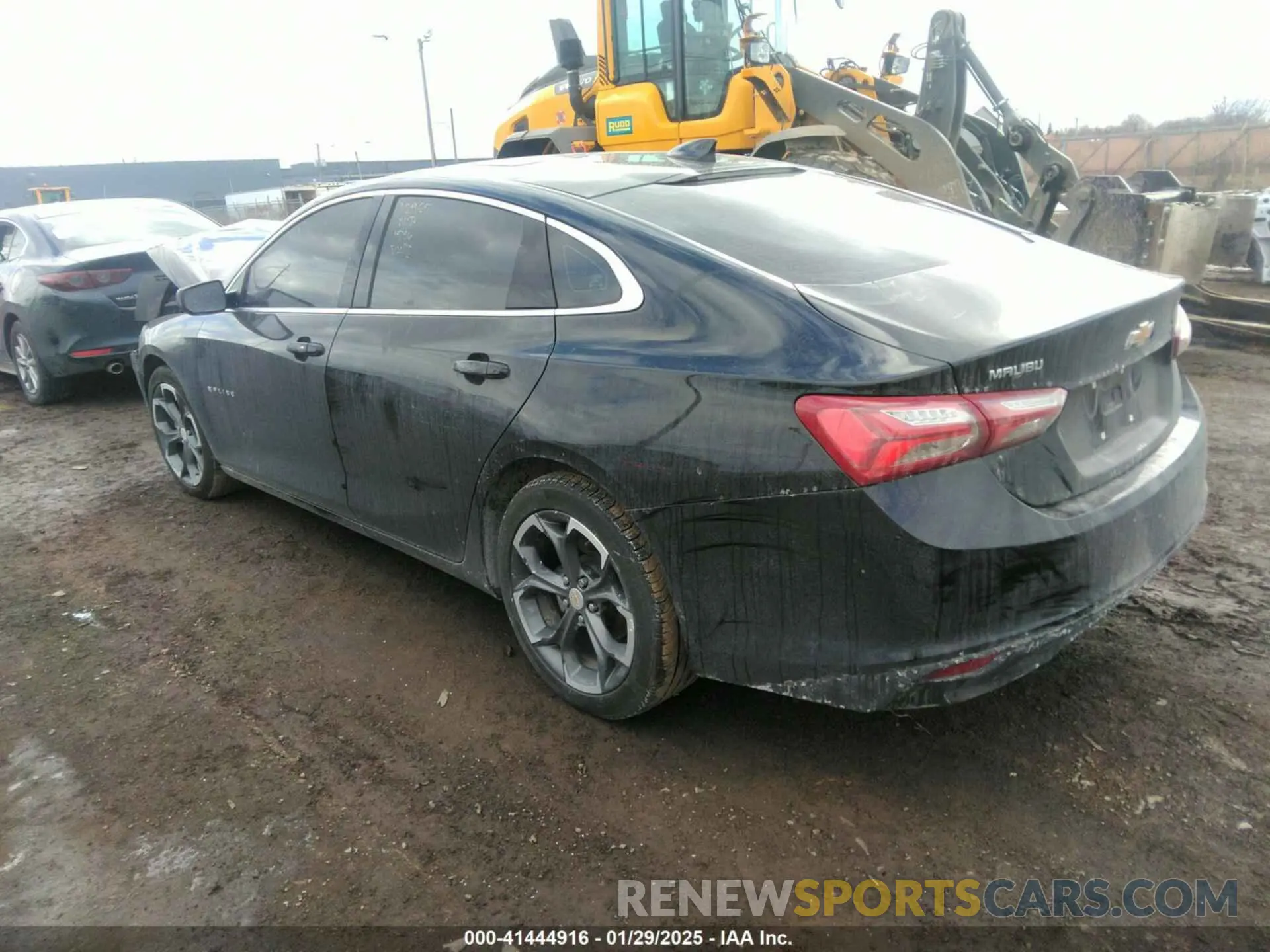 3 Photograph of a damaged car 1G1ZD5ST7NF201536 CHEVROLET MALIBU 2022