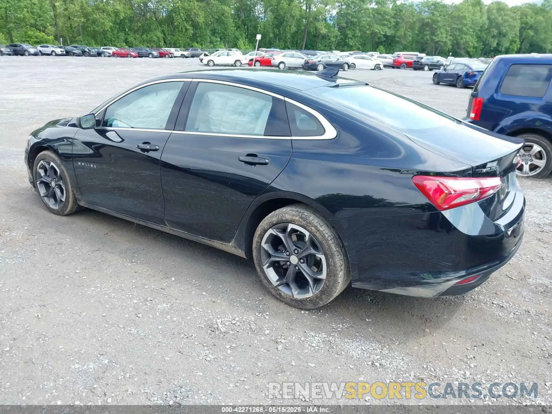 3 Photograph of a damaged car 1G1ZD5ST7NF202962 CHEVROLET MALIBU 2022