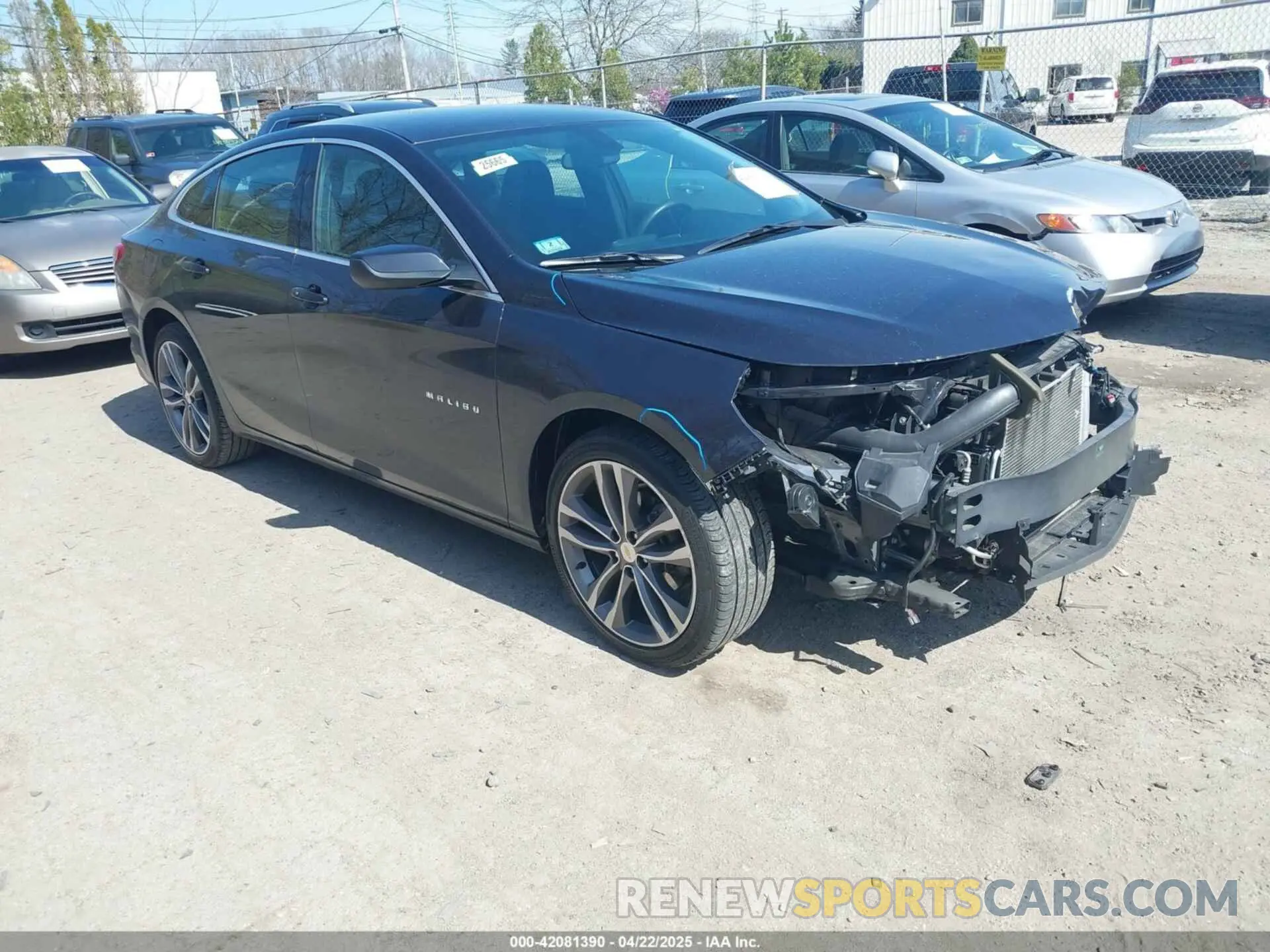 1 Photograph of a damaged car 1G1ZD5ST7NF206378 CHEVROLET MALIBU 2022