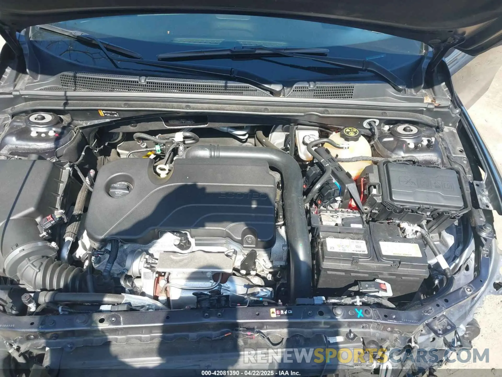 10 Photograph of a damaged car 1G1ZD5ST7NF206378 CHEVROLET MALIBU 2022