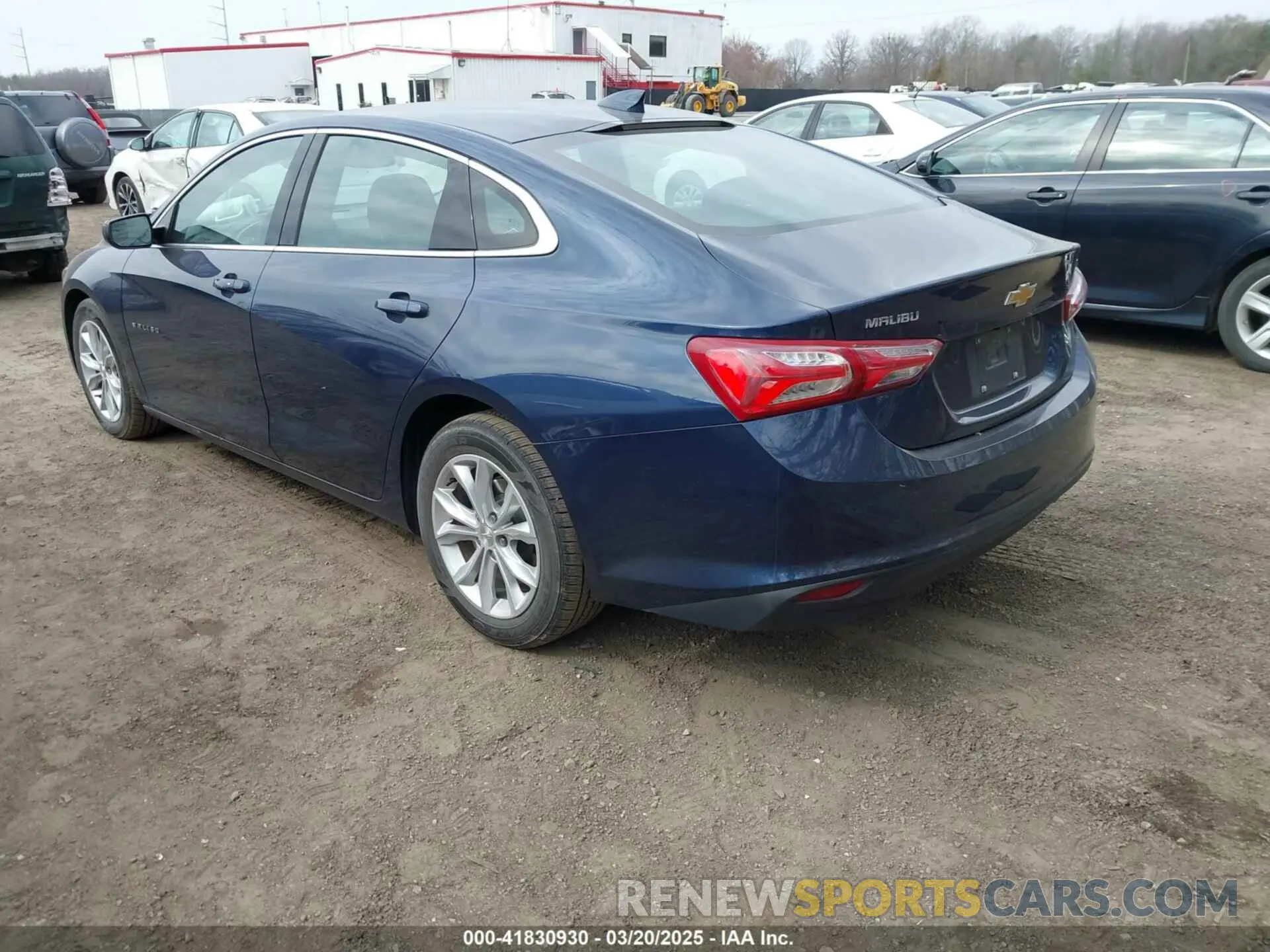 3 Photograph of a damaged car 1G1ZD5ST8NF106984 CHEVROLET MALIBU 2022