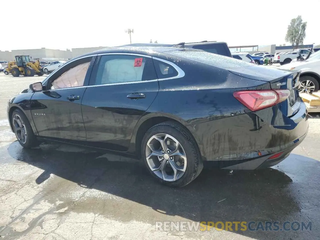 2 Photograph of a damaged car 1G1ZD5ST8NF117872 CHEVROLET MALIBU 2022