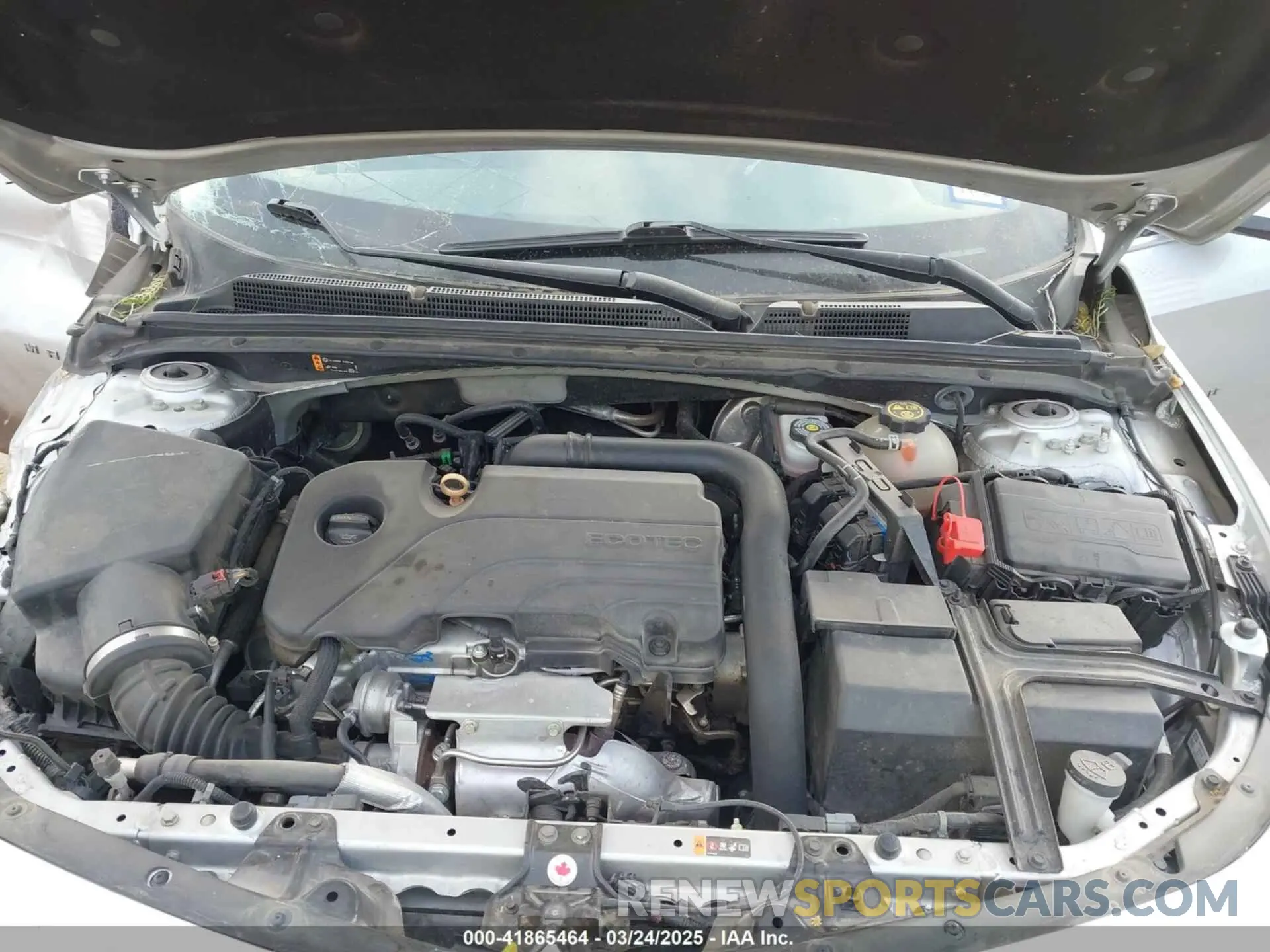 10 Photograph of a damaged car 1G1ZD5ST8NF121632 CHEVROLET MALIBU 2022