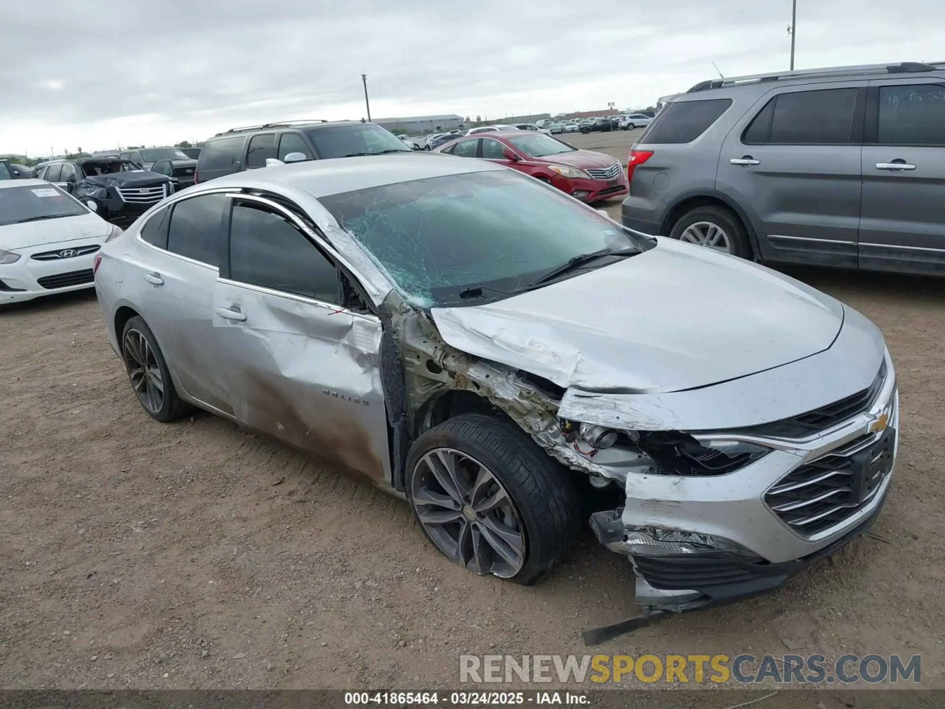 6 Photograph of a damaged car 1G1ZD5ST8NF121632 CHEVROLET MALIBU 2022