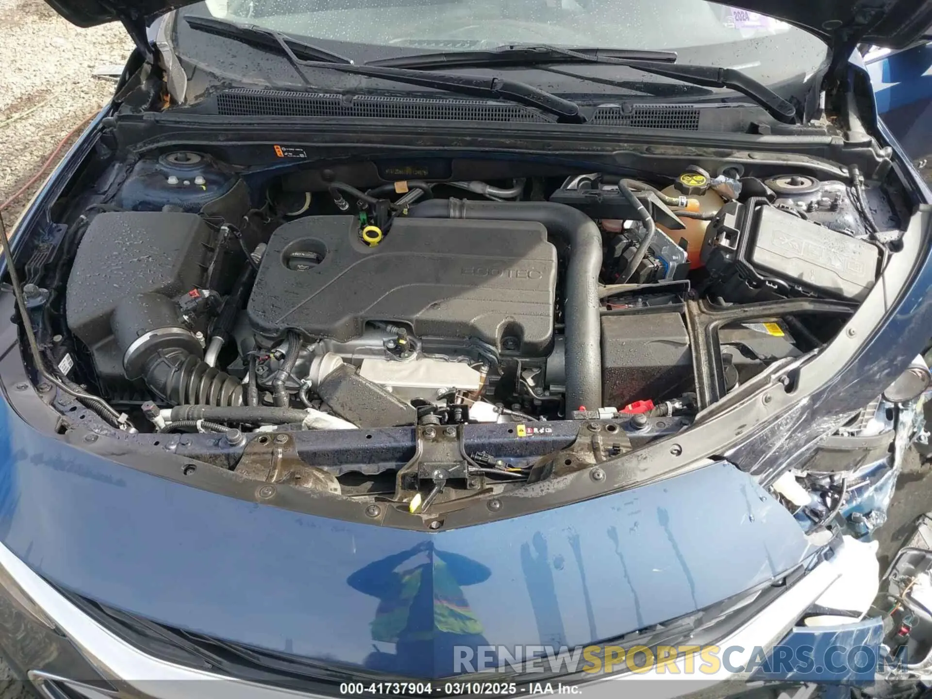 10 Photograph of a damaged car 1G1ZD5ST8NF124675 CHEVROLET MALIBU 2022