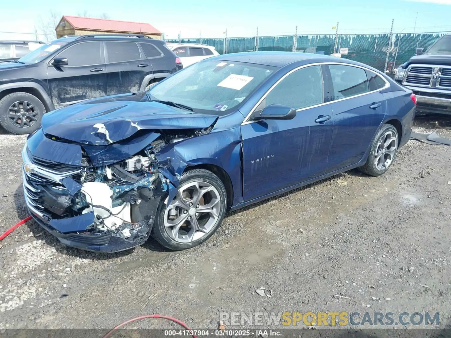 2 Photograph of a damaged car 1G1ZD5ST8NF124675 CHEVROLET MALIBU 2022