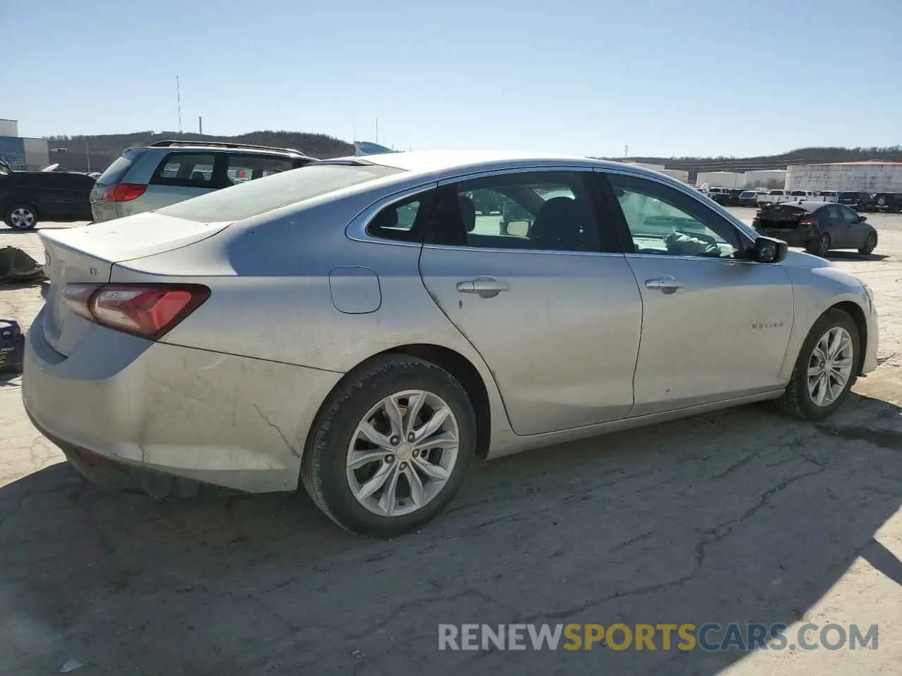 3 Photograph of a damaged car 1G1ZD5ST8NF131058 CHEVROLET MALIBU 2022