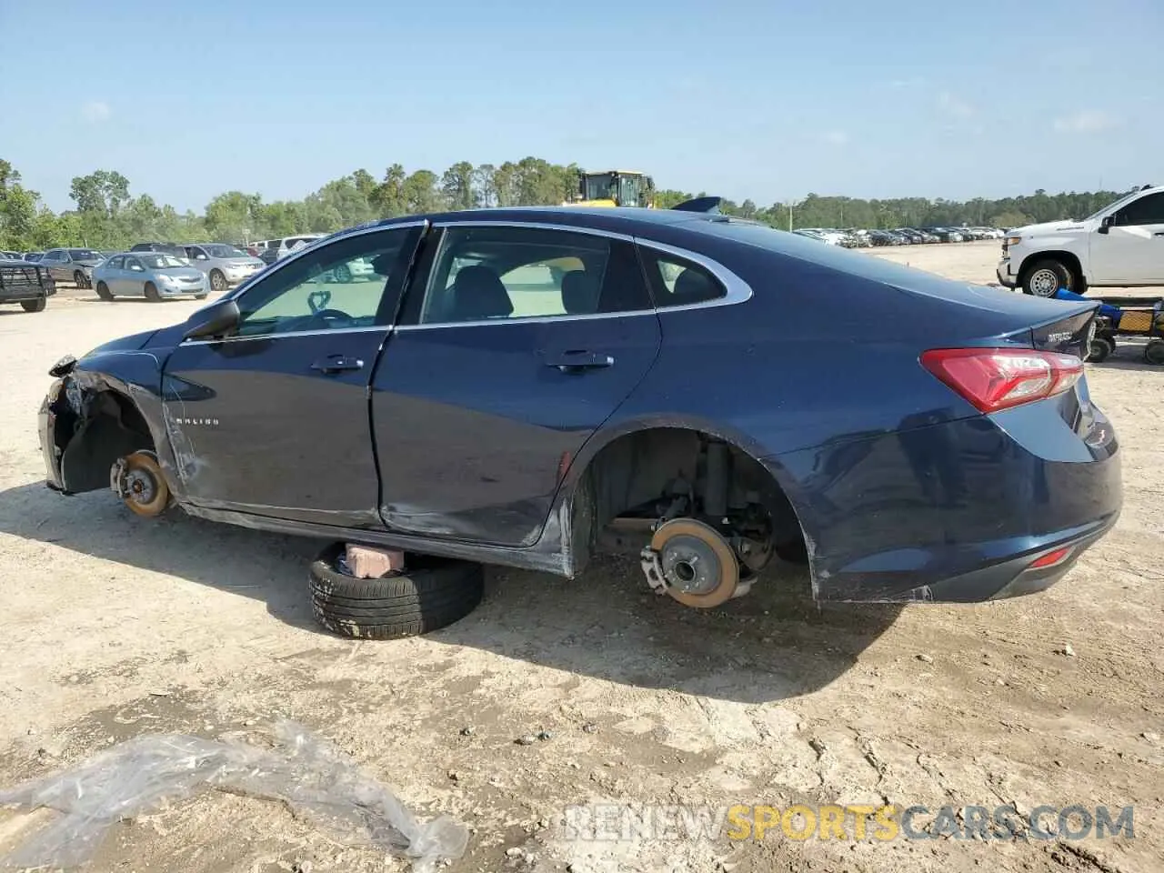2 Photograph of a damaged car 1G1ZD5ST8NF133053 CHEVROLET MALIBU 2022