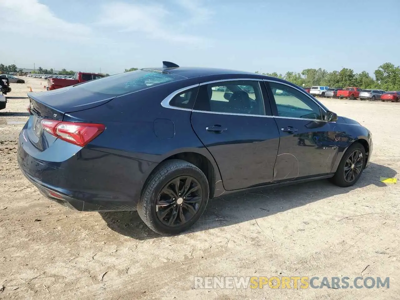 3 Photograph of a damaged car 1G1ZD5ST8NF133053 CHEVROLET MALIBU 2022