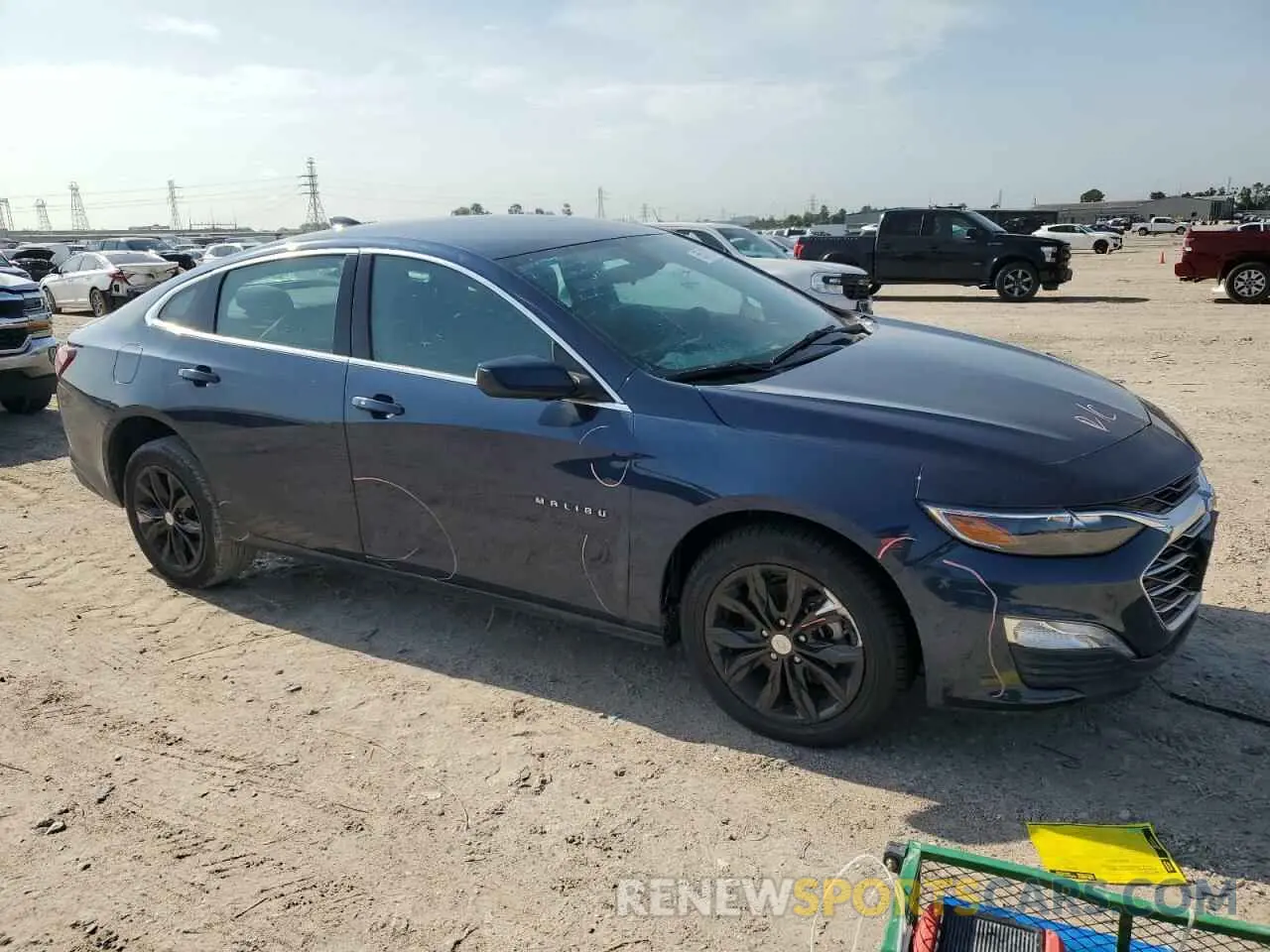 4 Photograph of a damaged car 1G1ZD5ST8NF133053 CHEVROLET MALIBU 2022