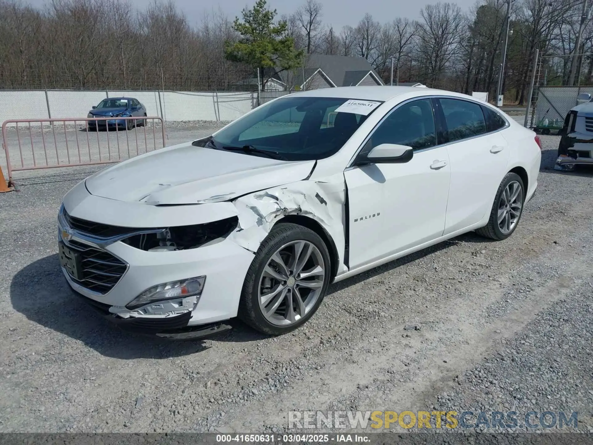 2 Photograph of a damaged car 1G1ZD5ST8NF136129 CHEVROLET MALIBU 2022