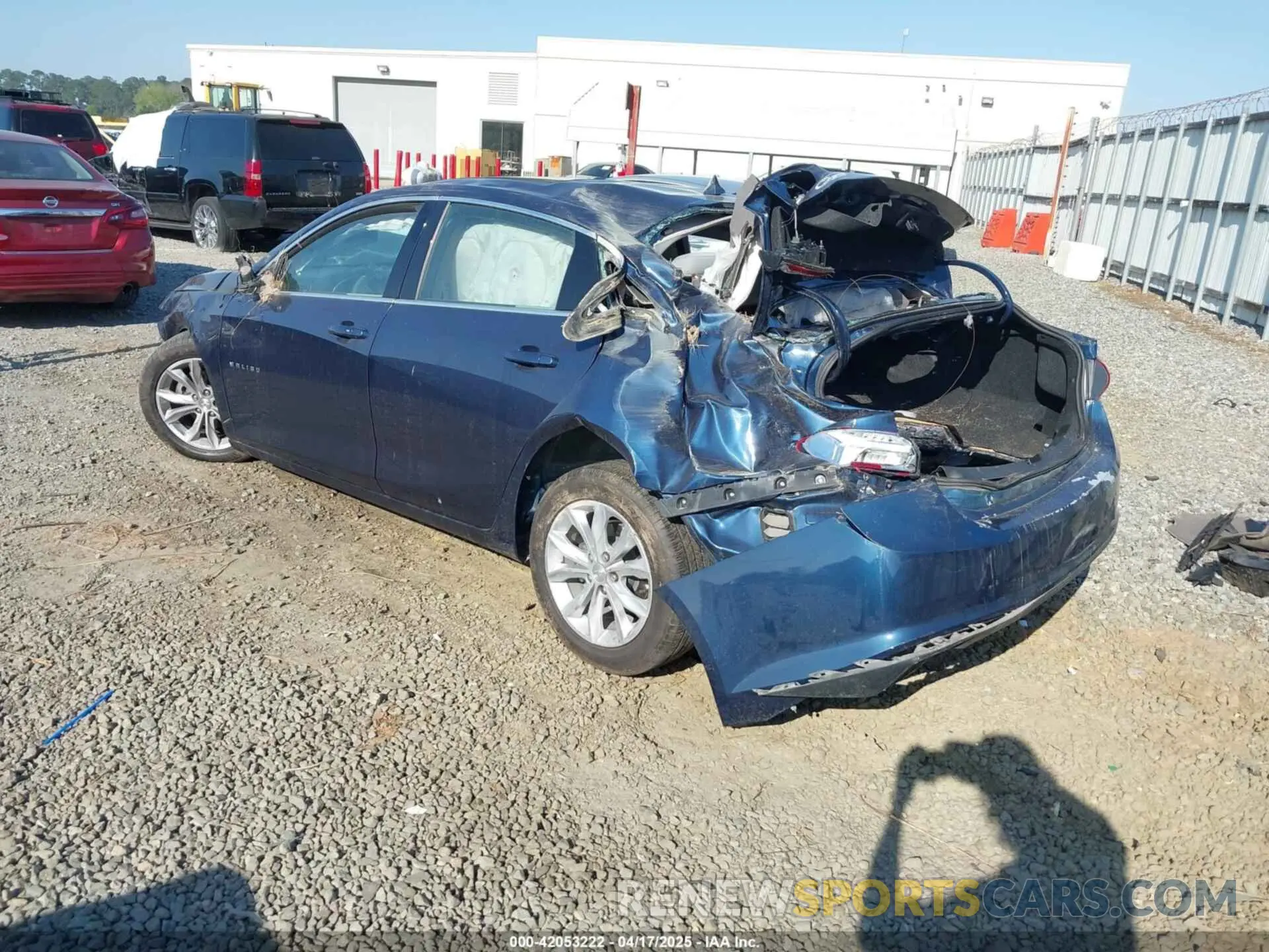 3 Photograph of a damaged car 1G1ZD5ST8NF150855 CHEVROLET MALIBU 2022