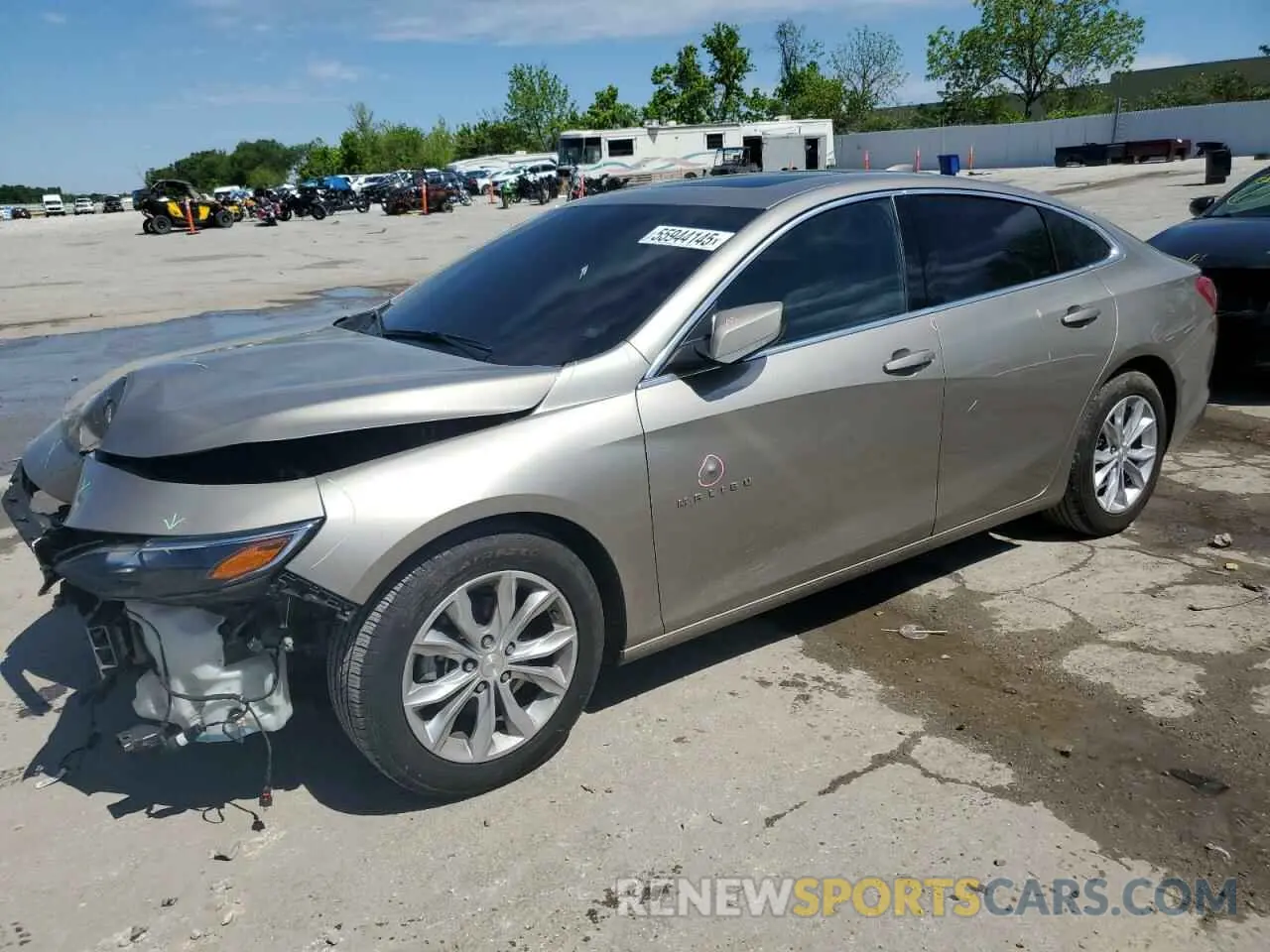 1 Photograph of a damaged car 1G1ZD5ST8NF159801 CHEVROLET MALIBU 2022