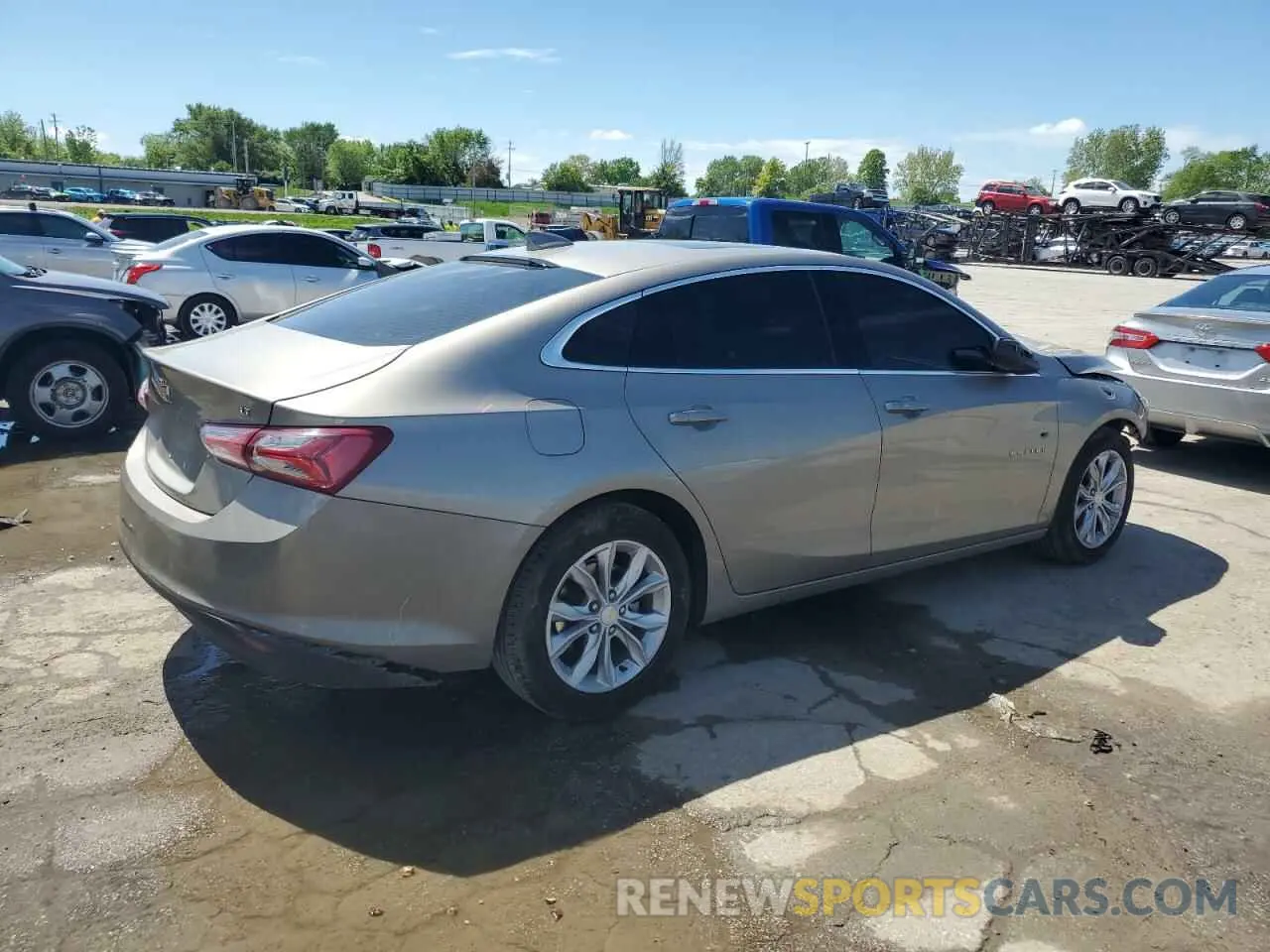 3 Photograph of a damaged car 1G1ZD5ST8NF159801 CHEVROLET MALIBU 2022
