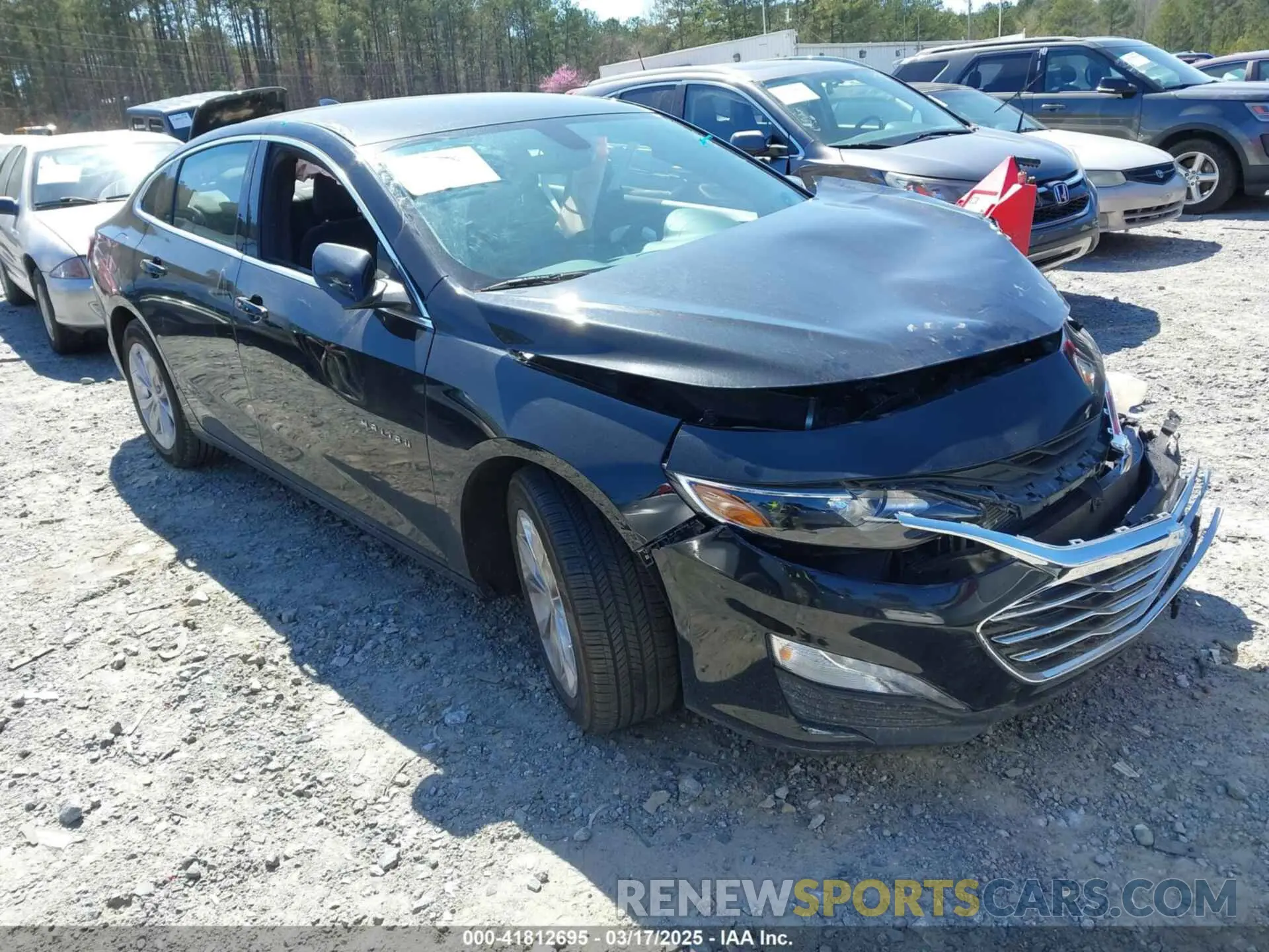 1 Photograph of a damaged car 1G1ZD5ST8NF168465 CHEVROLET MALIBU 2022