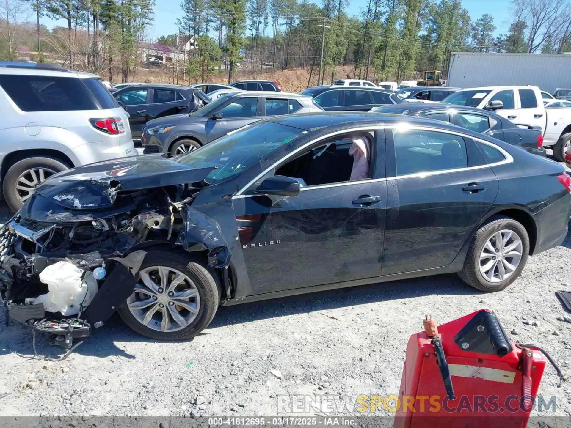 14 Photograph of a damaged car 1G1ZD5ST8NF168465 CHEVROLET MALIBU 2022