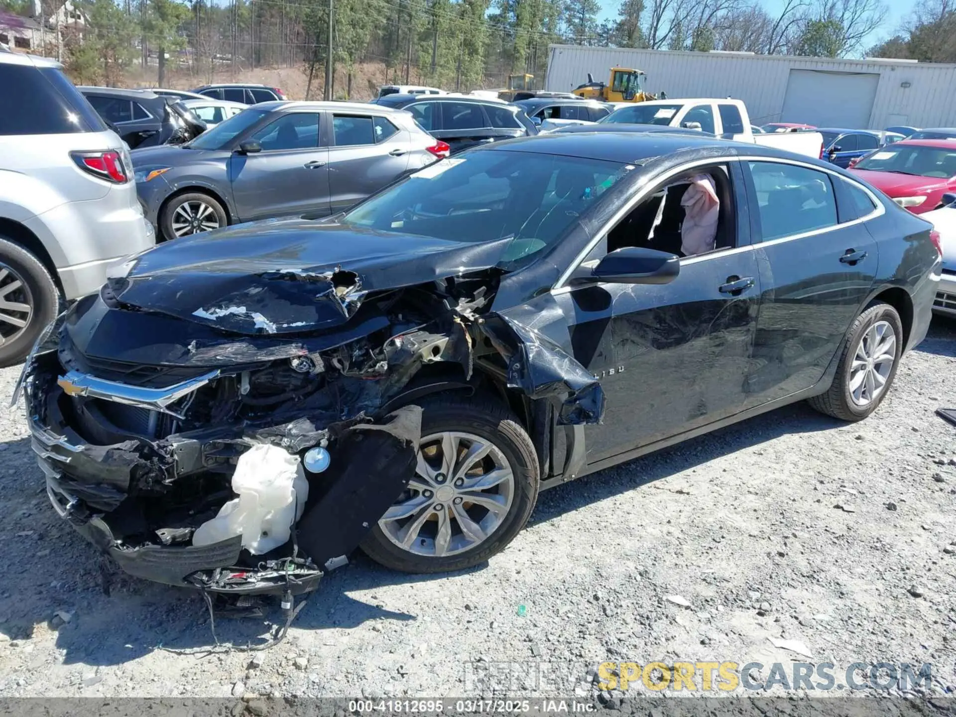 2 Photograph of a damaged car 1G1ZD5ST8NF168465 CHEVROLET MALIBU 2022