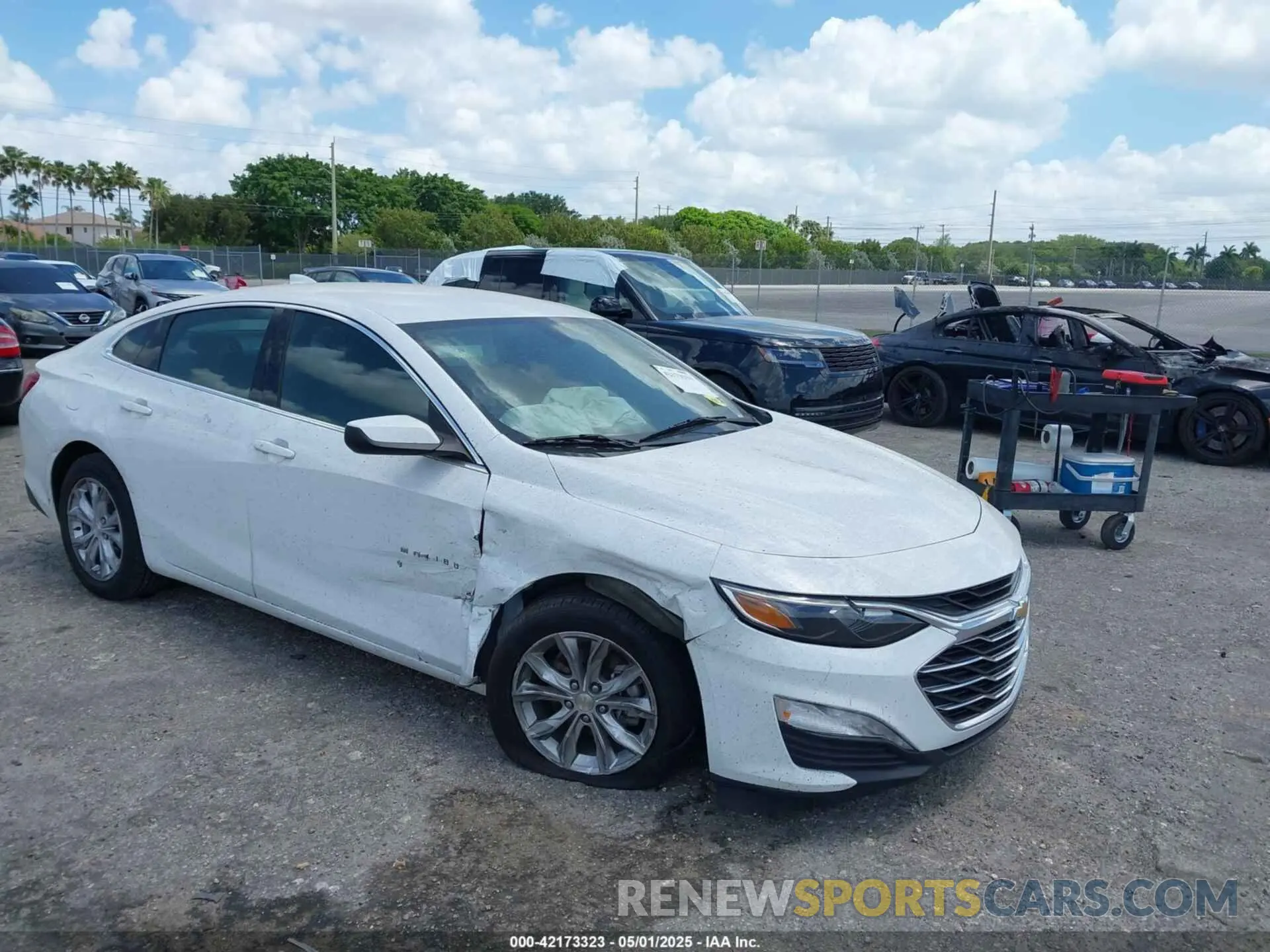 1 Photograph of a damaged car 1G1ZD5ST8NF169812 CHEVROLET MALIBU 2022