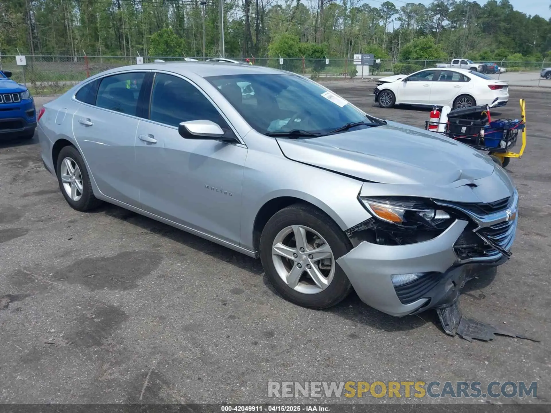 1 Photograph of a damaged car 1G1ZD5ST8NF174864 CHEVROLET MALIBU 2022