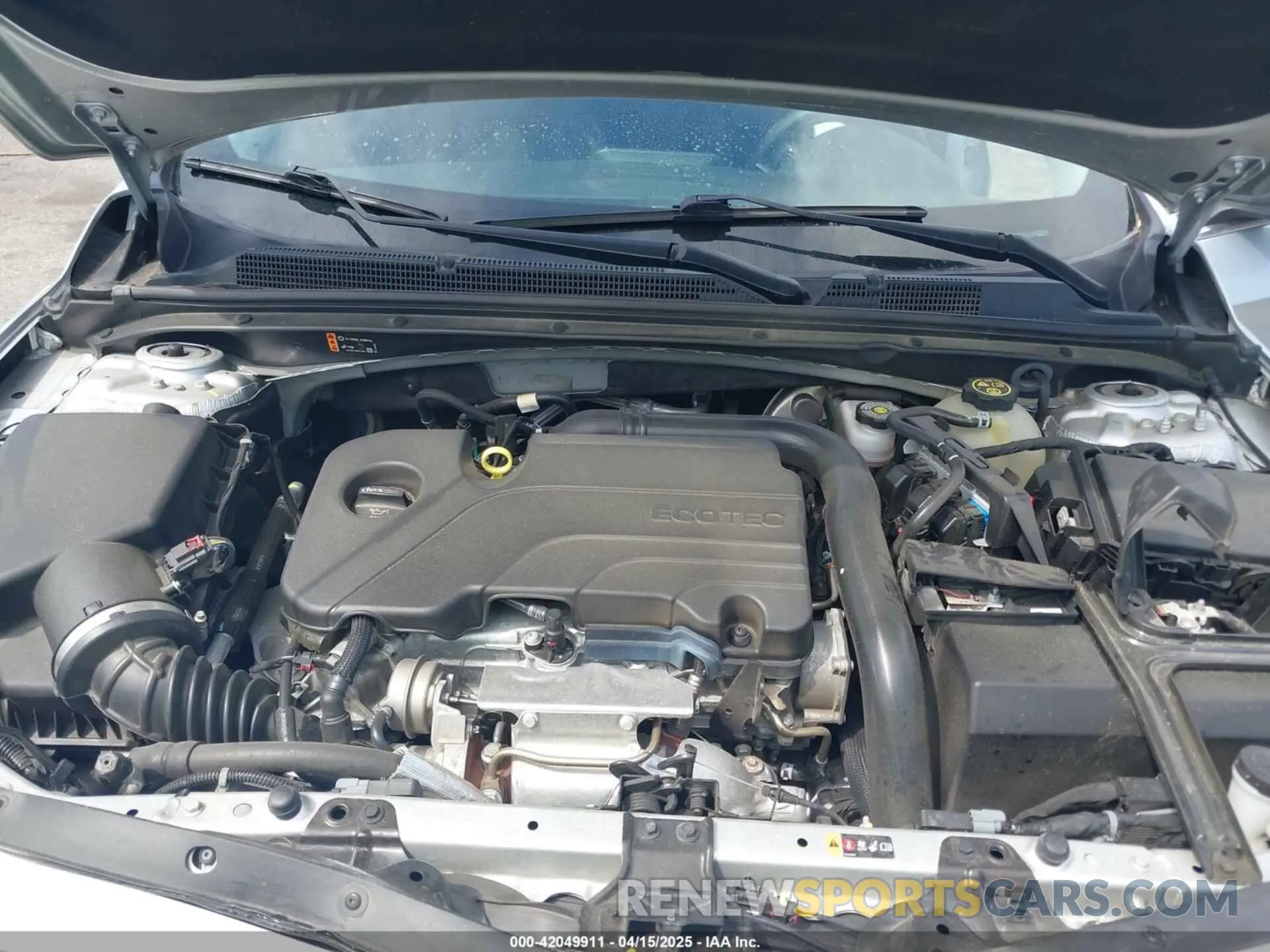 10 Photograph of a damaged car 1G1ZD5ST8NF174864 CHEVROLET MALIBU 2022