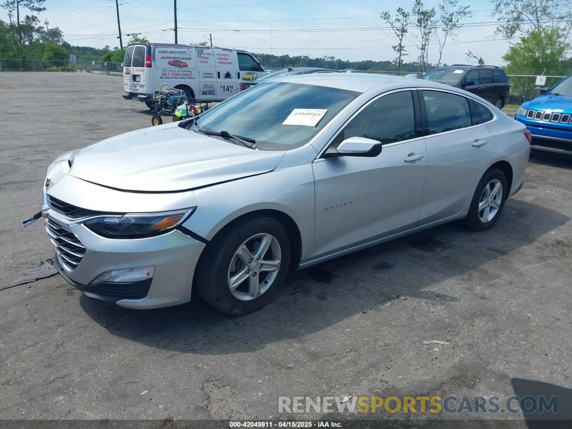 2 Photograph of a damaged car 1G1ZD5ST8NF174864 CHEVROLET MALIBU 2022