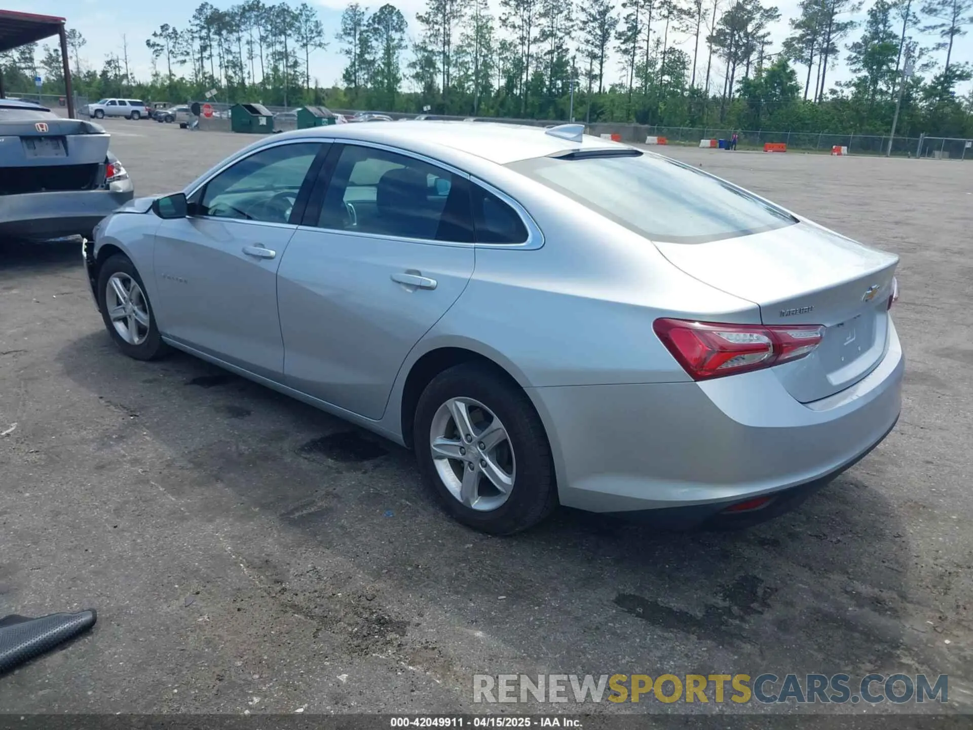 3 Photograph of a damaged car 1G1ZD5ST8NF174864 CHEVROLET MALIBU 2022