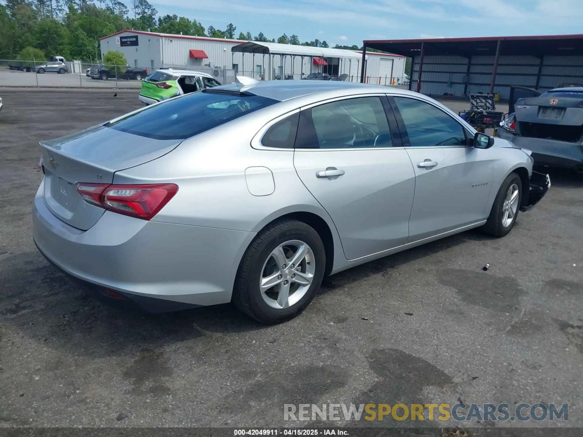 4 Photograph of a damaged car 1G1ZD5ST8NF174864 CHEVROLET MALIBU 2022
