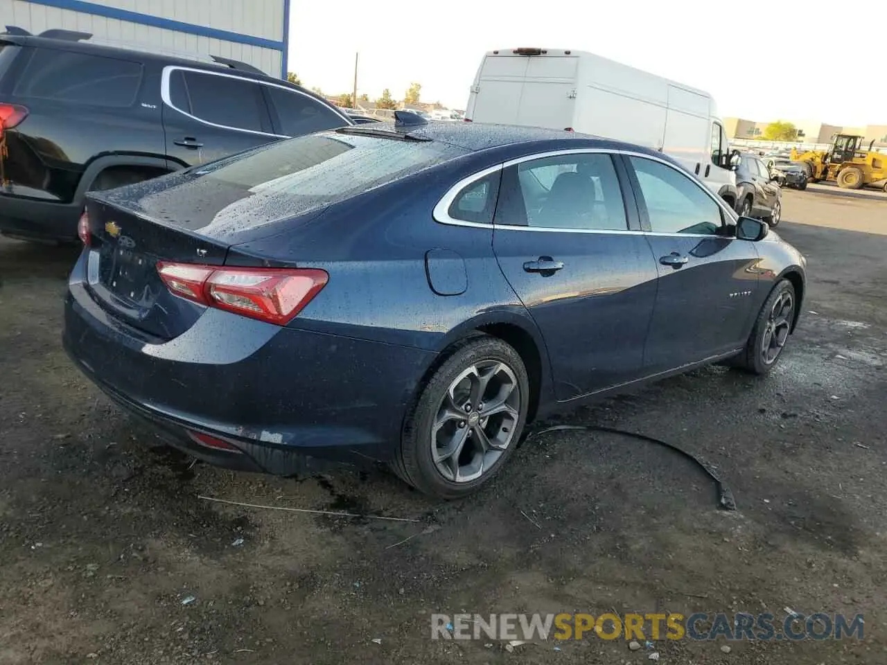 3 Photograph of a damaged car 1G1ZD5ST8NF182396 CHEVROLET MALIBU 2022