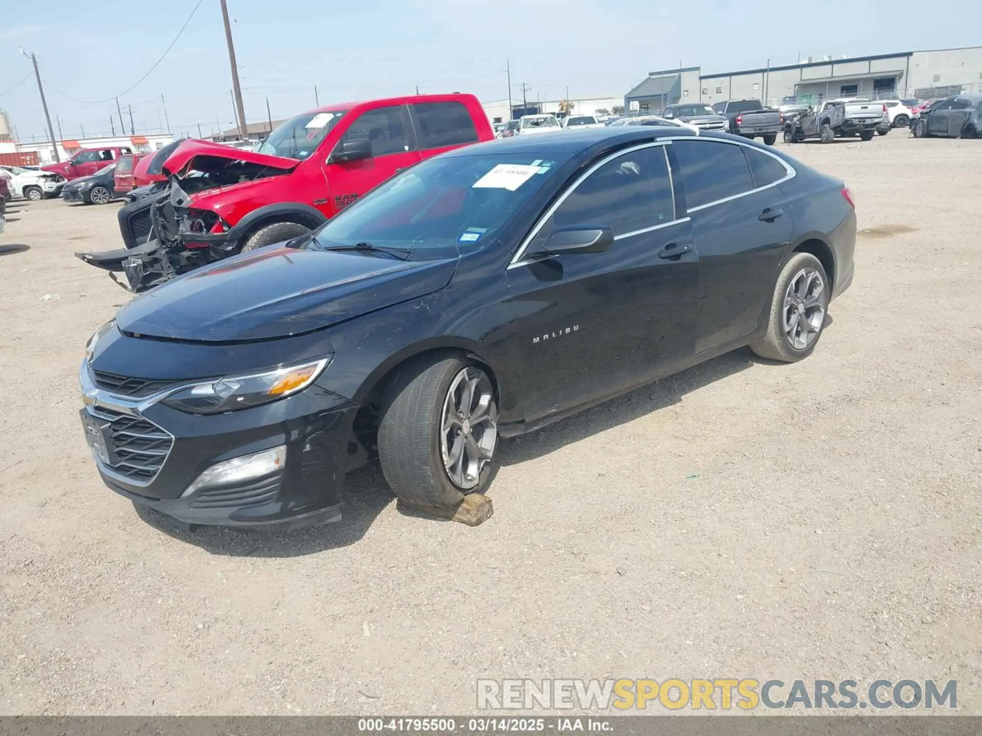 2 Photograph of a damaged car 1G1ZD5ST8NF206132 CHEVROLET MALIBU 2022
