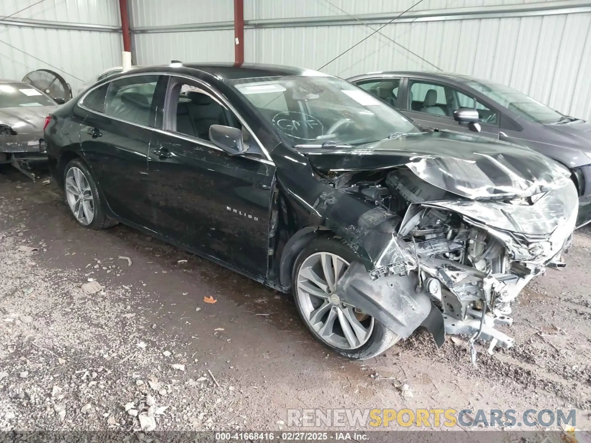 1 Photograph of a damaged car 1G1ZD5ST9NF103222 CHEVROLET MALIBU 2022