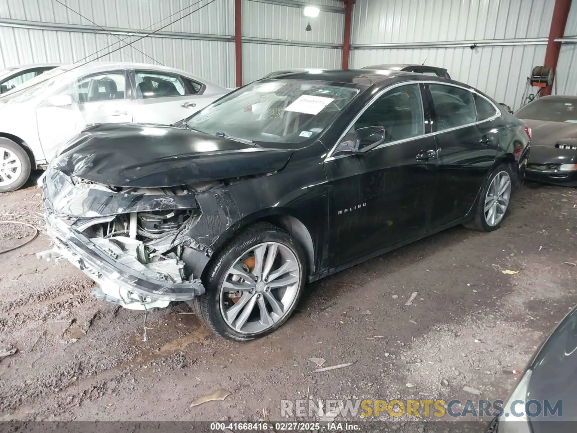 2 Photograph of a damaged car 1G1ZD5ST9NF103222 CHEVROLET MALIBU 2022