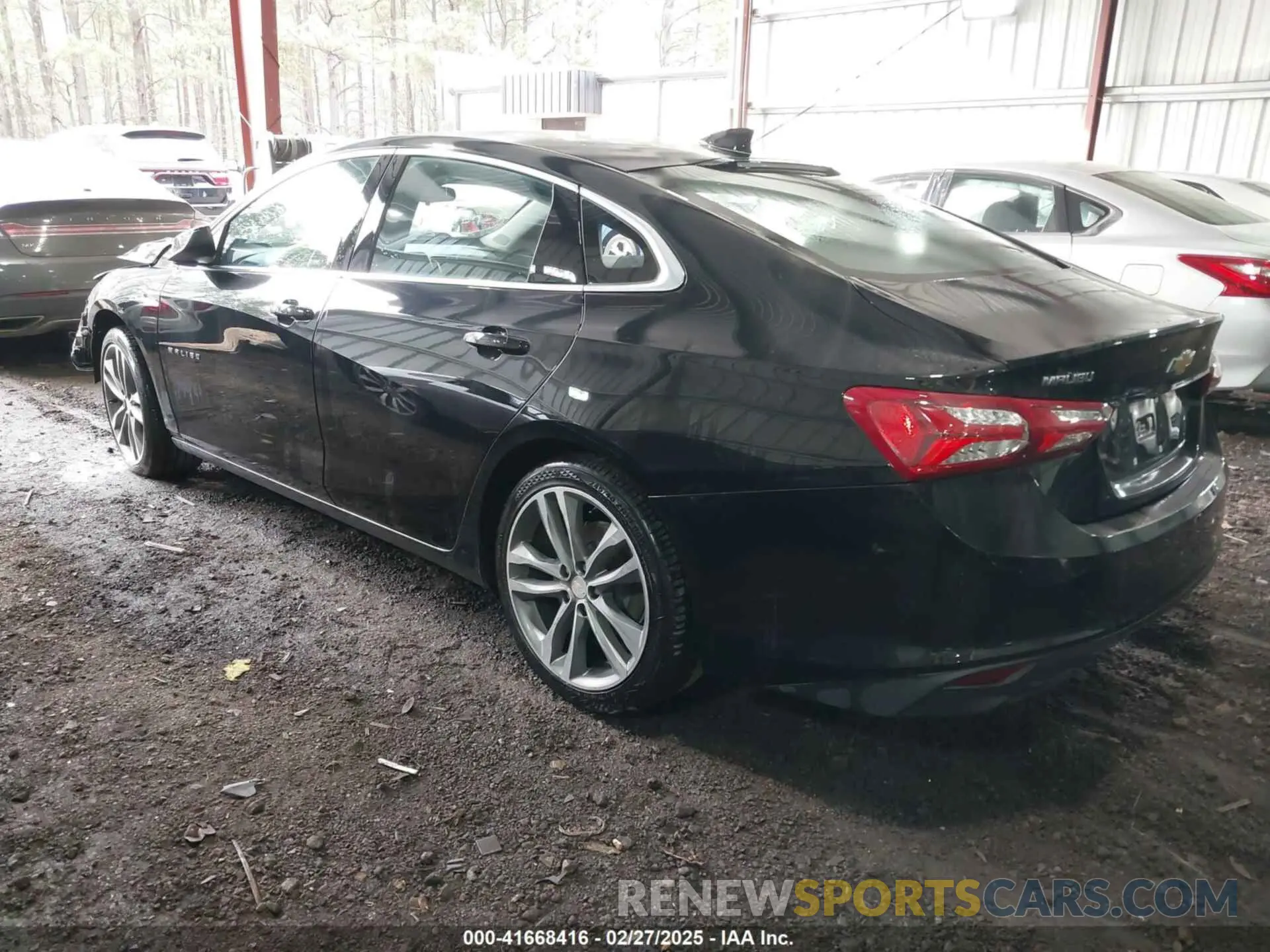 3 Photograph of a damaged car 1G1ZD5ST9NF103222 CHEVROLET MALIBU 2022