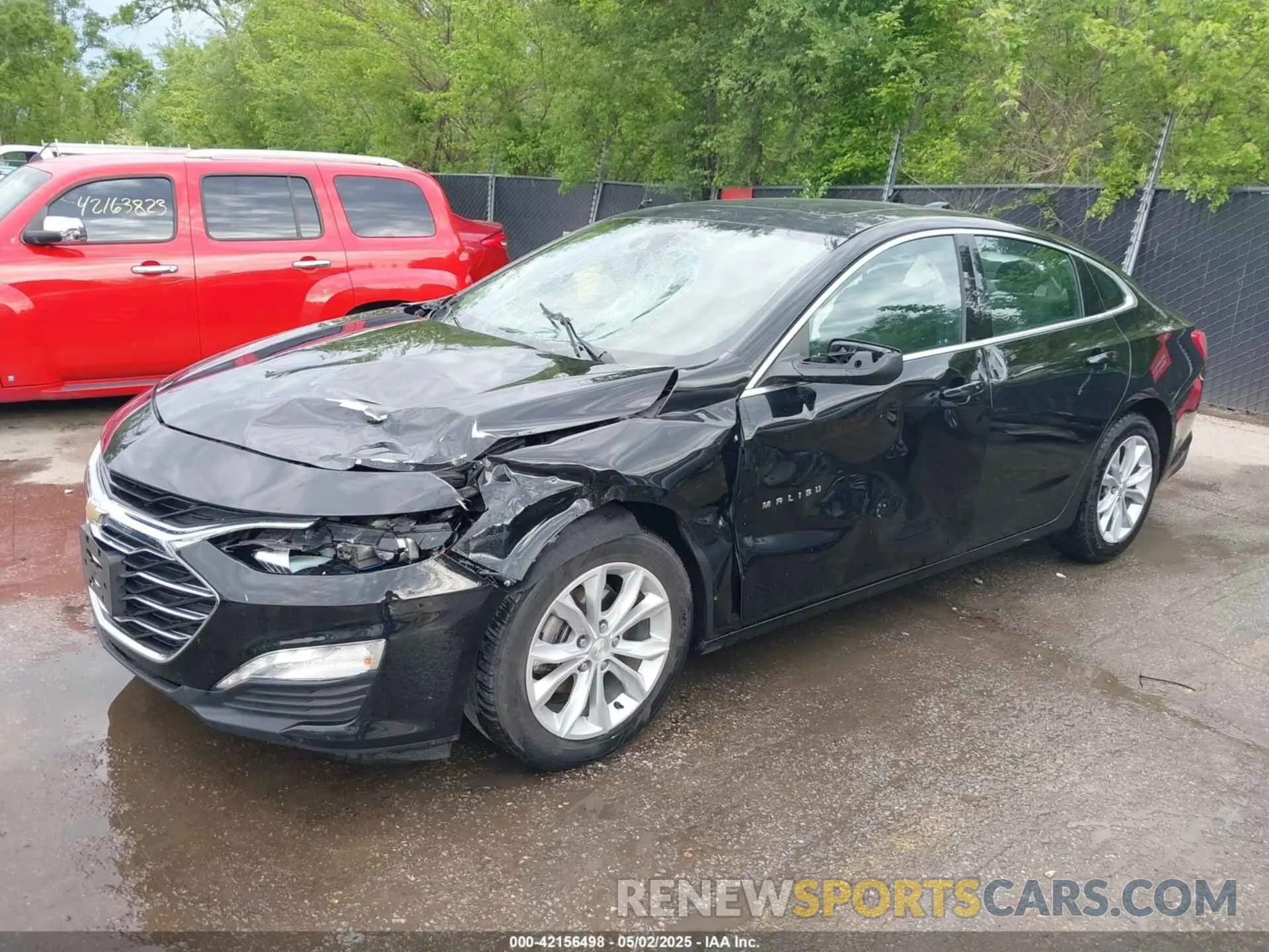 2 Photograph of a damaged car 1G1ZD5ST9NF108923 CHEVROLET MALIBU 2022