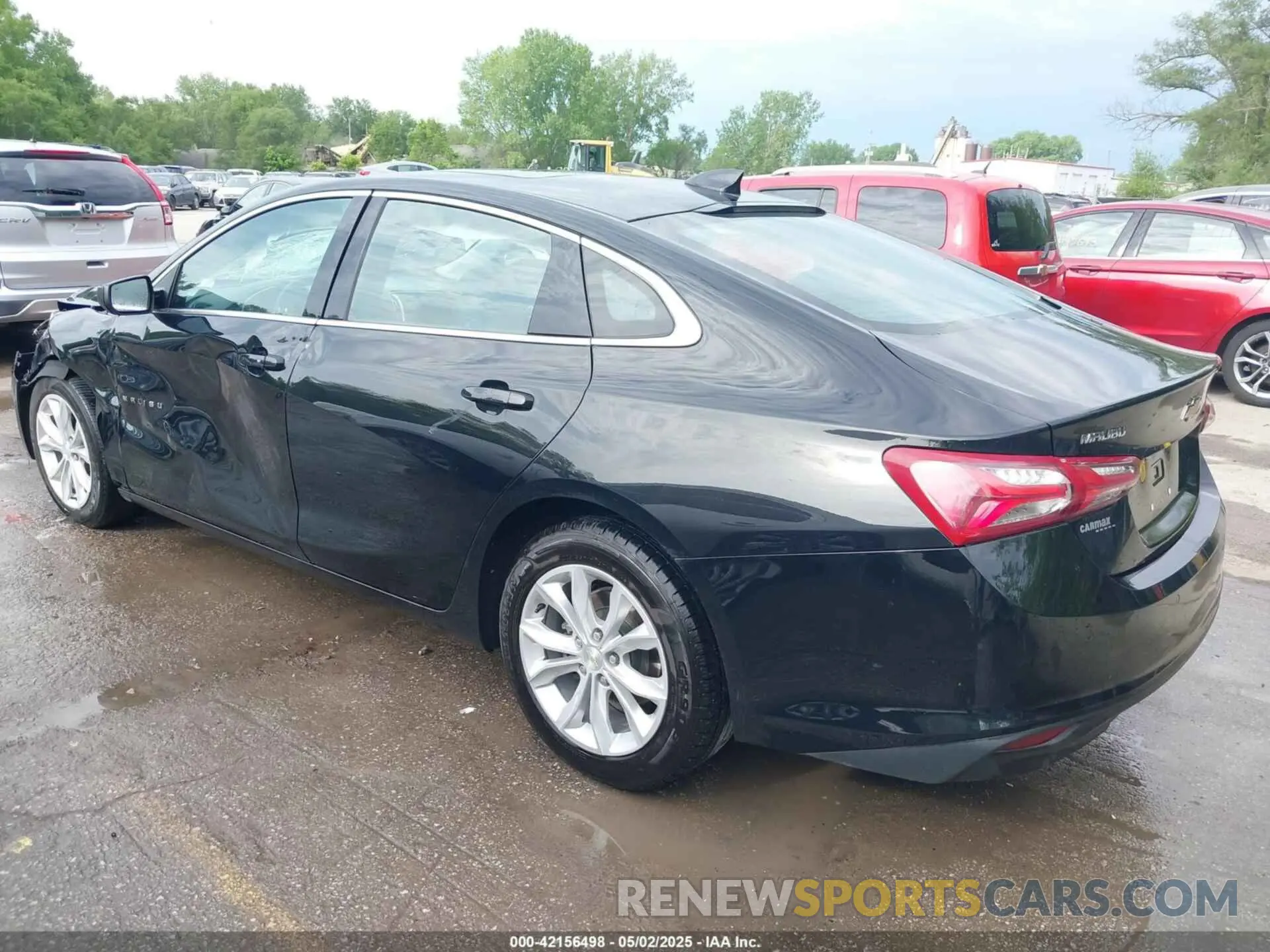 3 Photograph of a damaged car 1G1ZD5ST9NF108923 CHEVROLET MALIBU 2022
