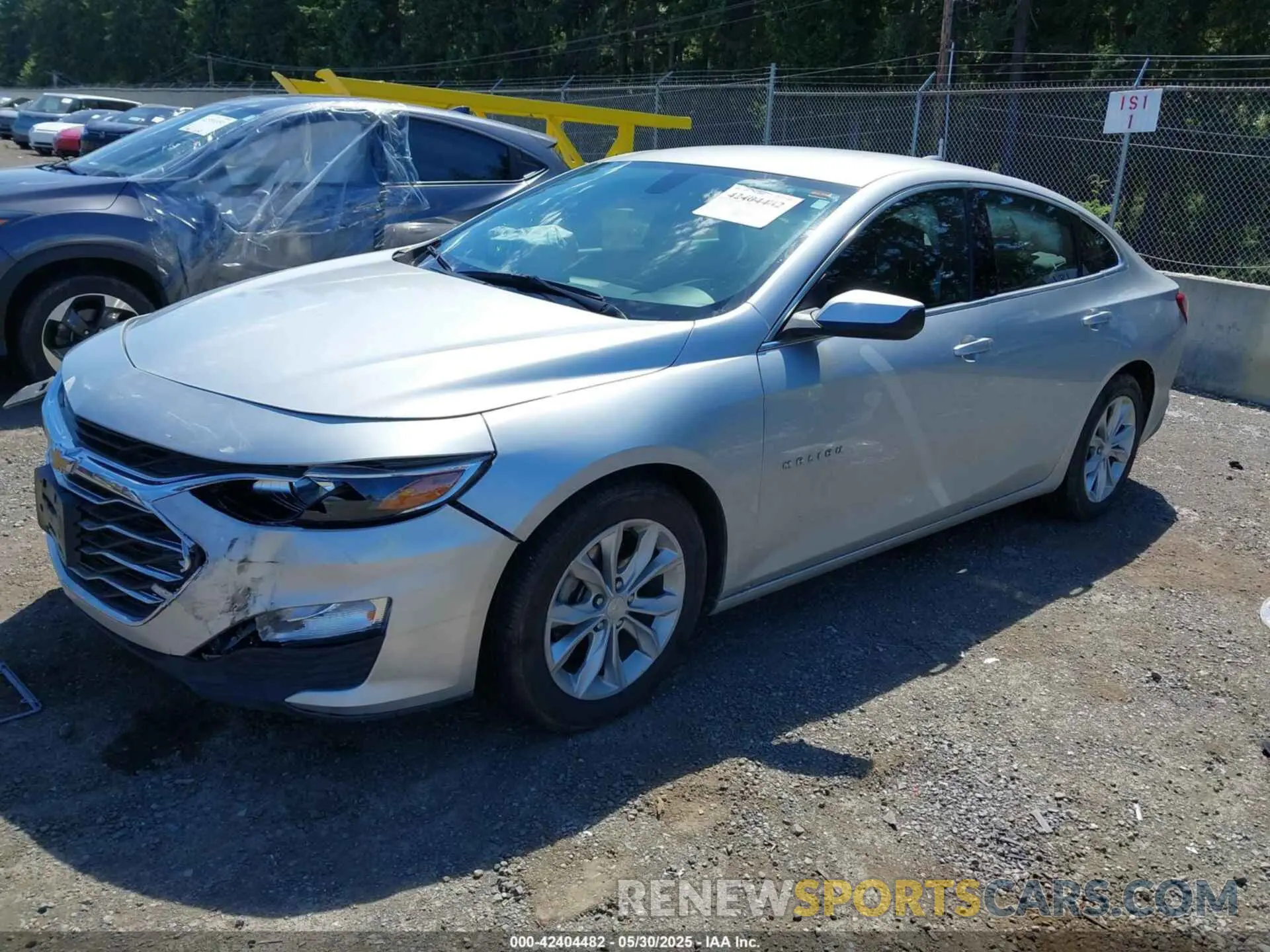 2 Photograph of a damaged car 1G1ZD5ST9NF110879 CHEVROLET MALIBU 2022