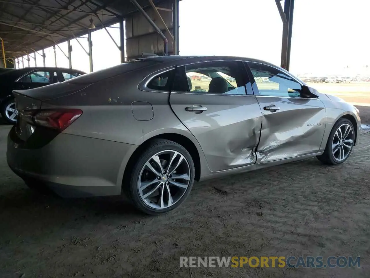 3 Photograph of a damaged car 1G1ZD5ST9NF113992 CHEVROLET MALIBU 2022