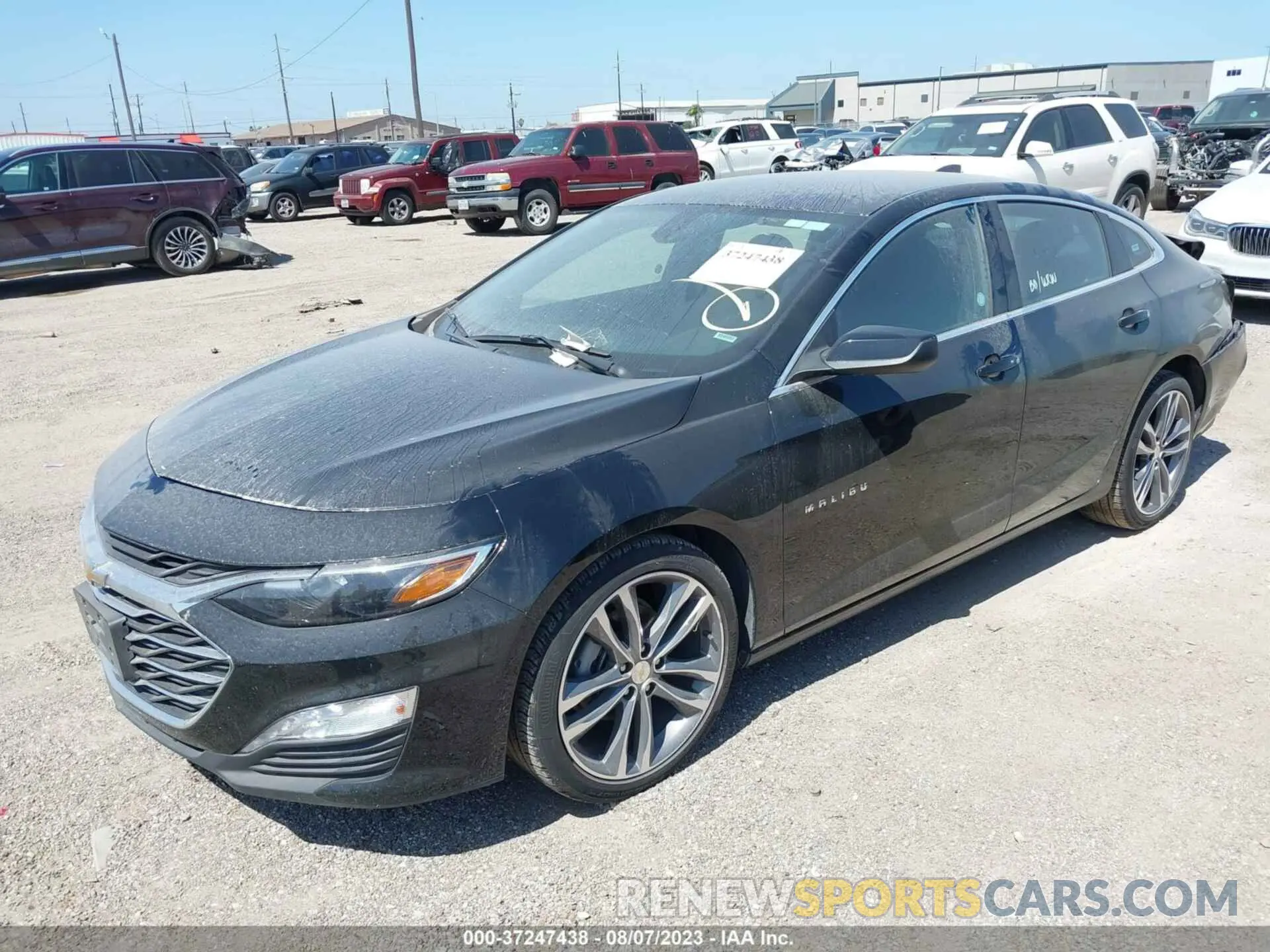 2 Photograph of a damaged car 1G1ZD5ST9NF114687 CHEVROLET MALIBU 2022