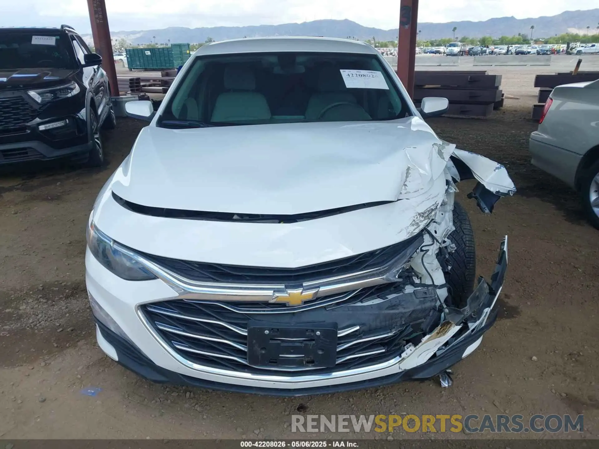 6 Photograph of a damaged car 1G1ZD5ST9NF129416 CHEVROLET MALIBU 2022