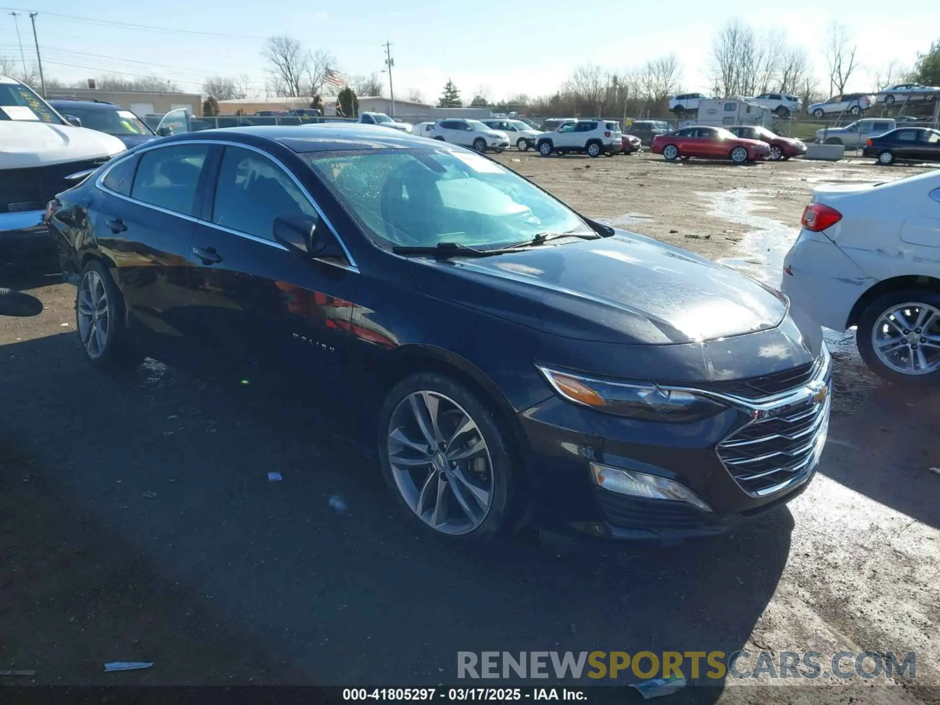 1 Photograph of a damaged car 1G1ZD5ST9NF129934 CHEVROLET MALIBU 2022