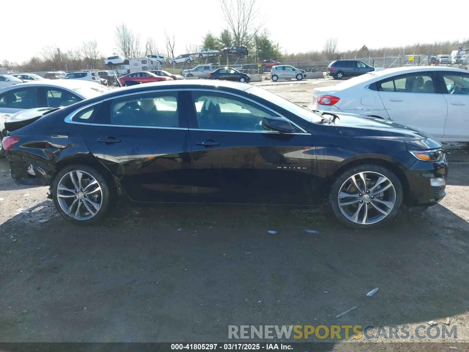 13 Photograph of a damaged car 1G1ZD5ST9NF129934 CHEVROLET MALIBU 2022