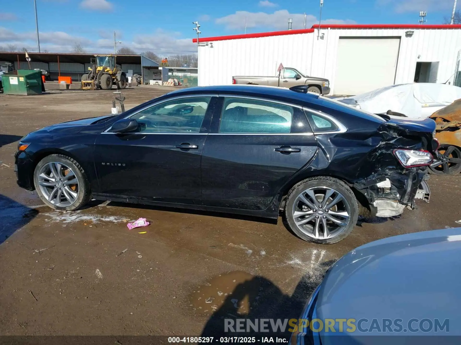 14 Photograph of a damaged car 1G1ZD5ST9NF129934 CHEVROLET MALIBU 2022