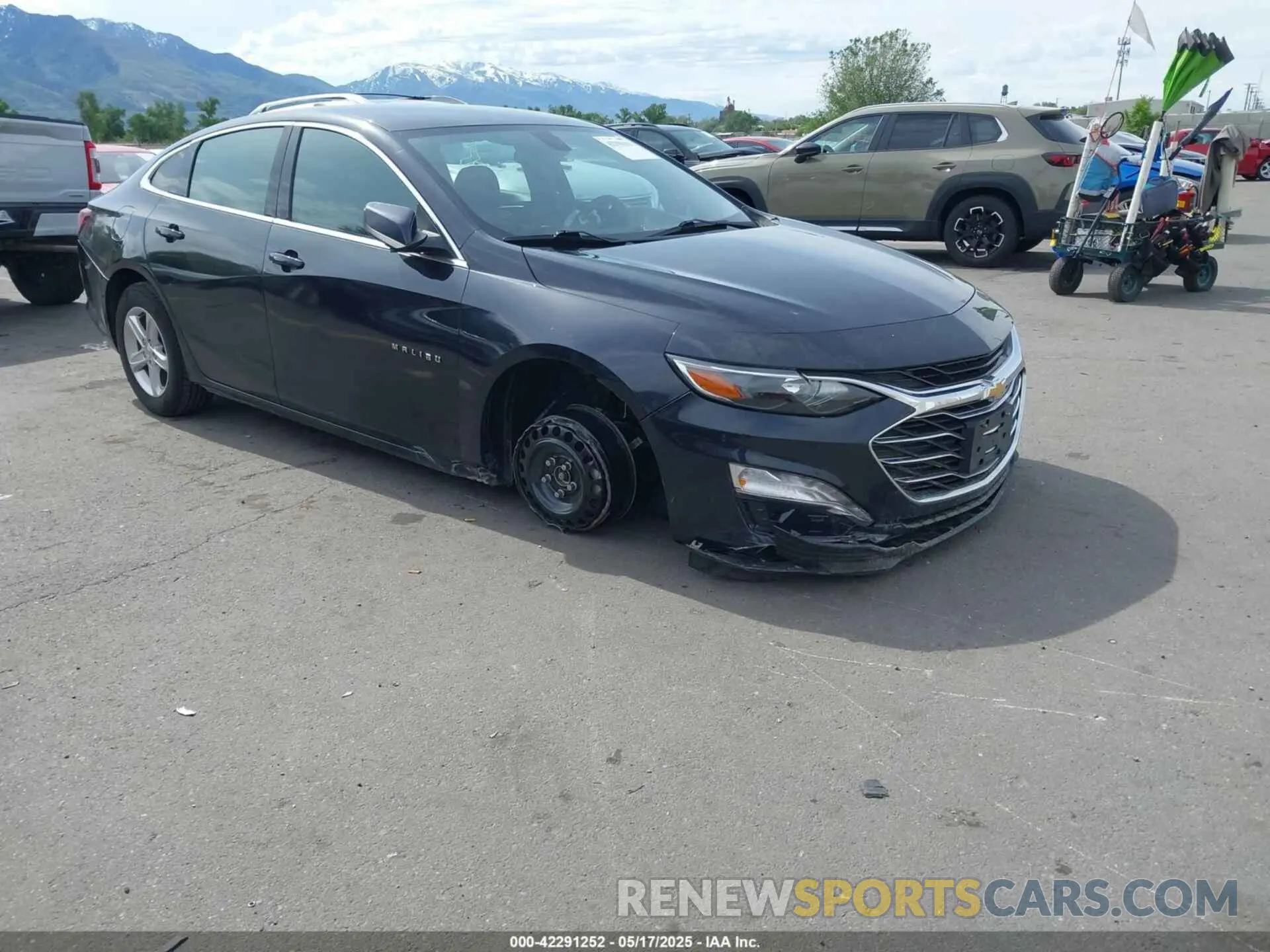 1 Photograph of a damaged car 1G1ZD5ST9NF134311 CHEVROLET MALIBU 2022