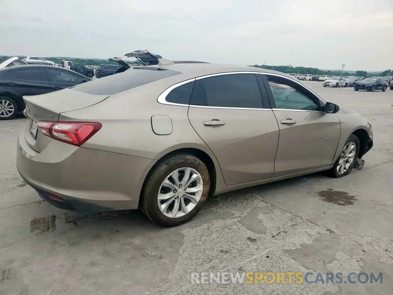 3 Photograph of a damaged car 1G1ZD5ST9NF140870 CHEVROLET MALIBU 2022
